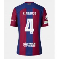 Camisa de time de futebol Barcelona Ronald Araujo #4 Replicas 1º Equipamento Feminina 2023-24 Manga Curta